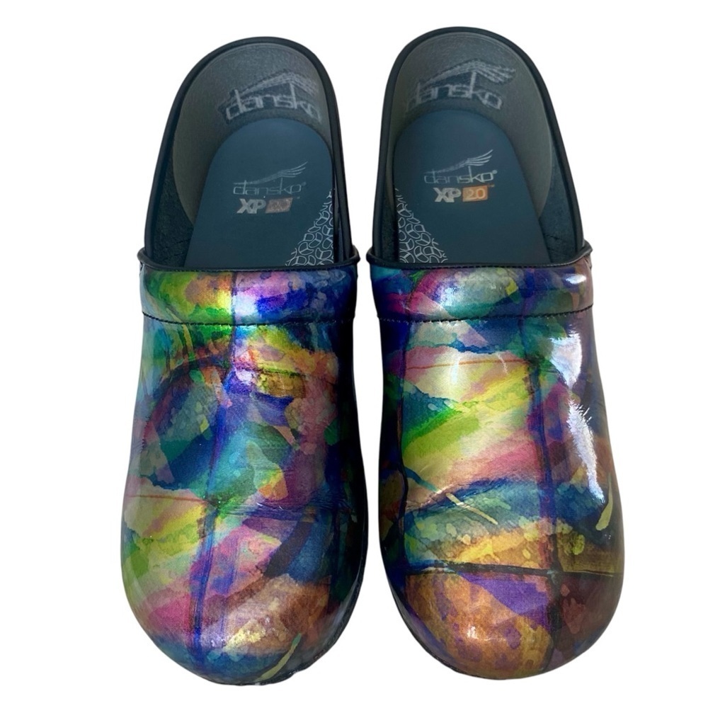 DANSKO XP 2.0 Clogs Jewel Tone Color Wash Women Size EU 42 US 11.5-12
